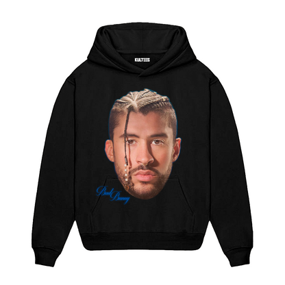 Bad Bunny Face Hoodie